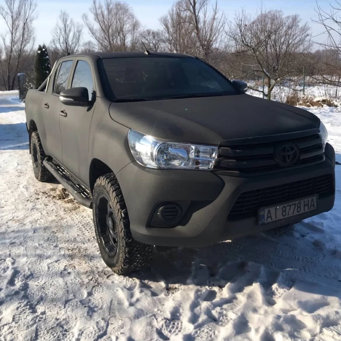 Toyota Hilux — після роботи