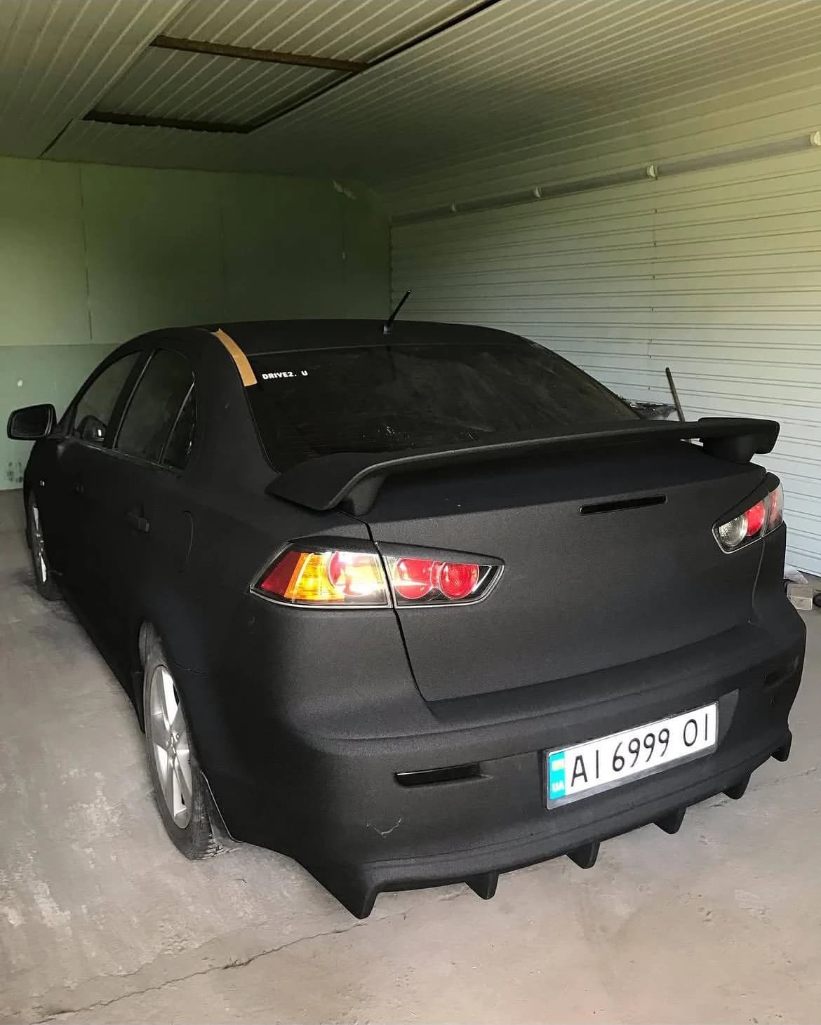 Mitsubishi Lancer X — після роботи