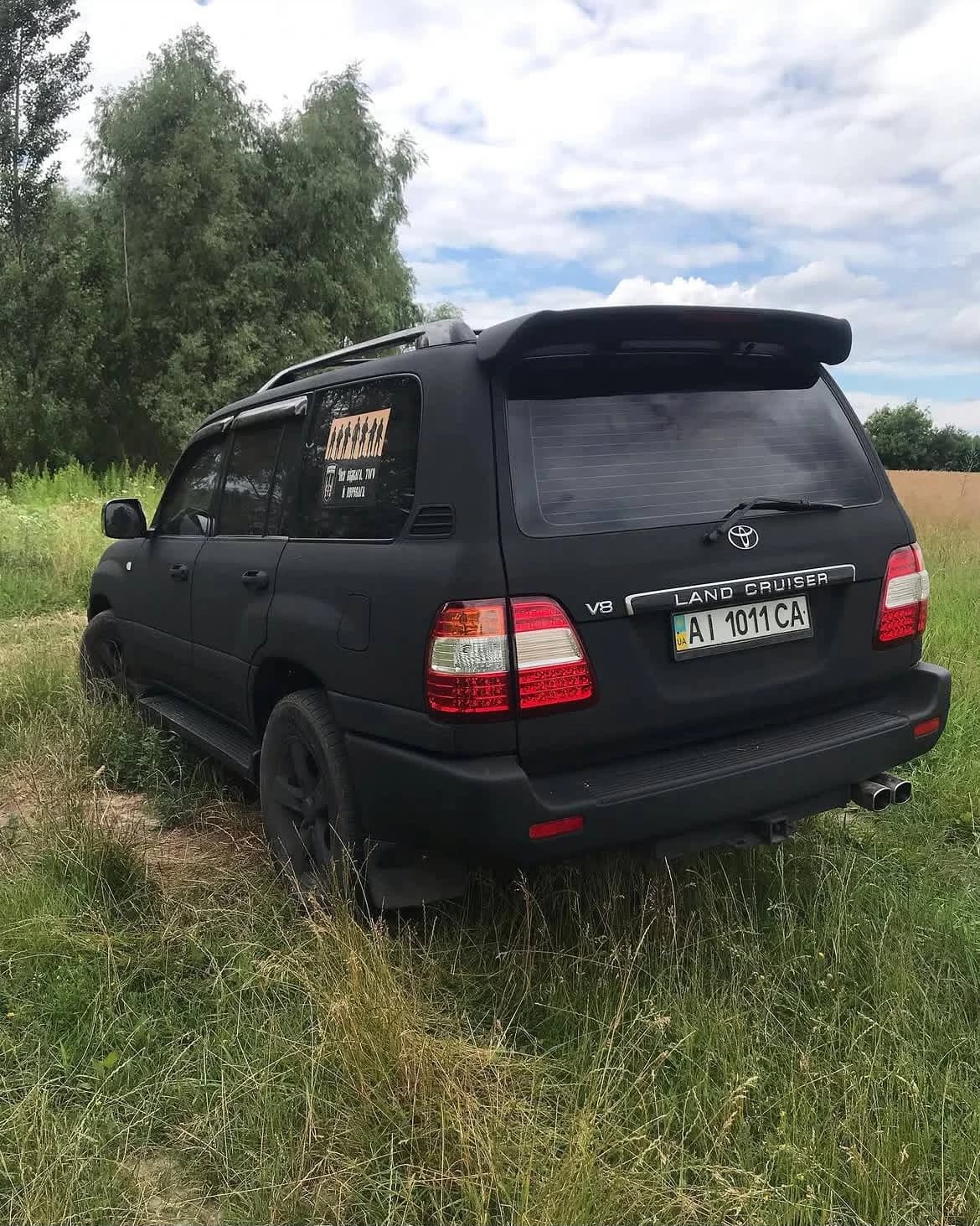 Toyota Land Cruiser 100 — після роботи