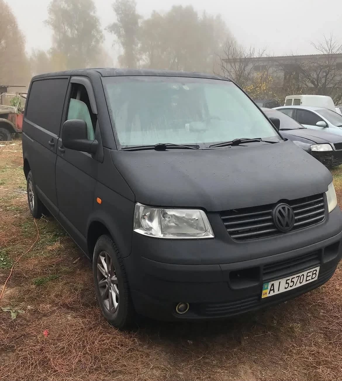 Volkswagen Transporter T5 — після роботи