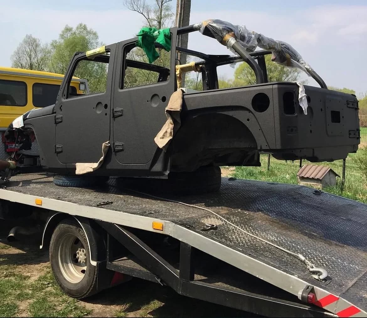 Jeep Wrangler · кузов — етап роботи