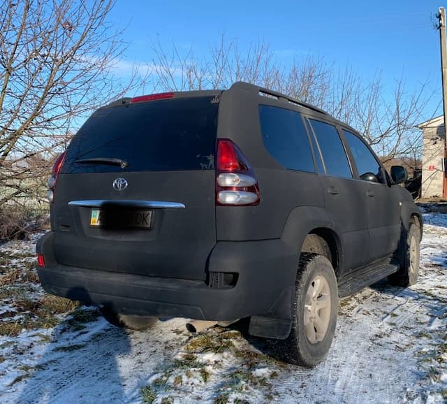 Toyota Land Cruiser Prado 120 — результат пофарбування Raptor