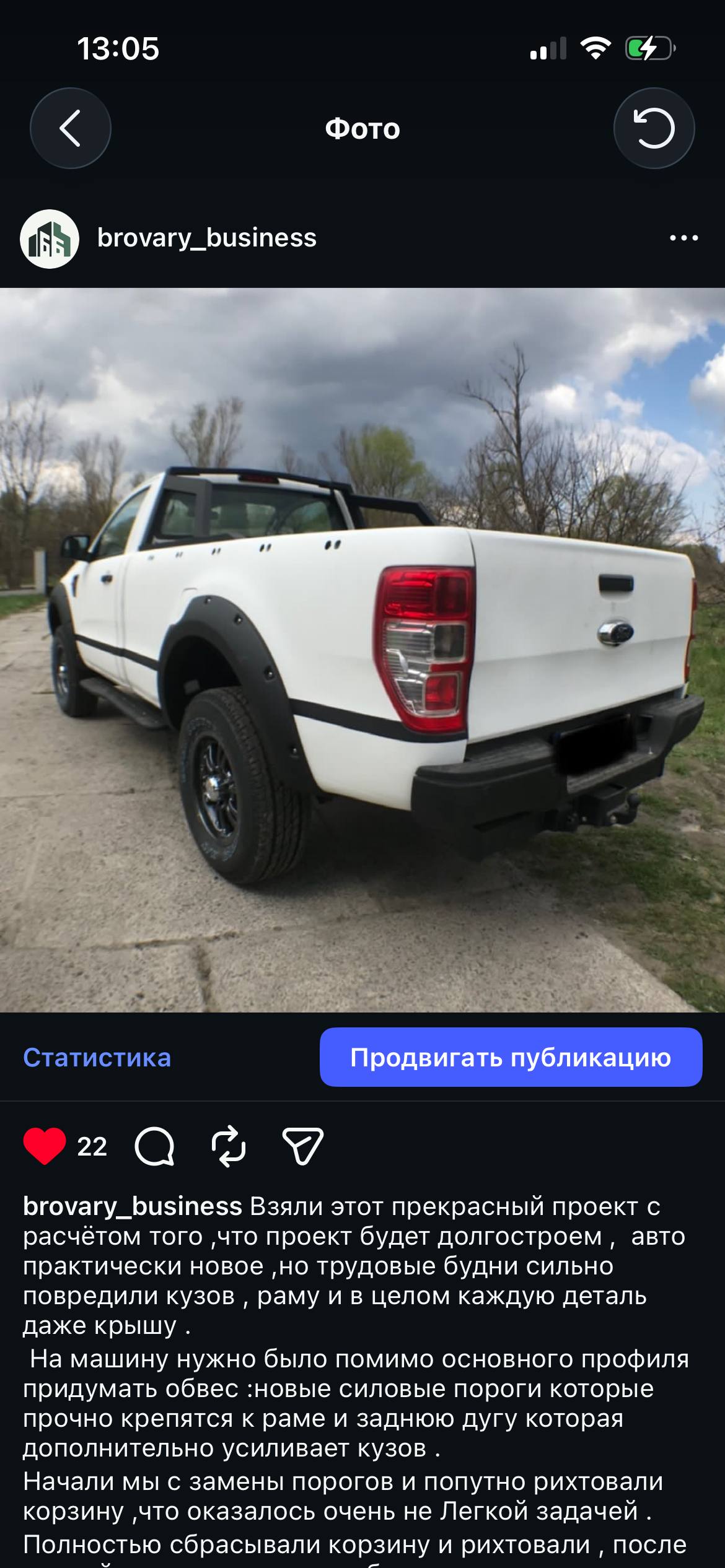 Ford Ranger — після роботи